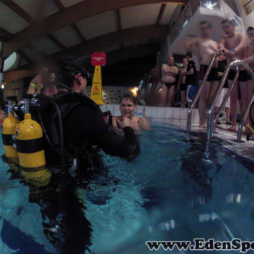 28.01.2015 – Pokazy nurkowania na basenie w Czechowicach