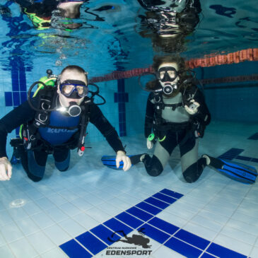 20.01.2024 – Zajęcia kursu nurkowania na basenie w Cieszynie