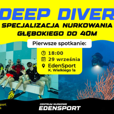 29.09.2025 – Szkolenie Specjalizacji nurkowania głębokiego (40 metrów)
