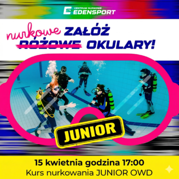 15.04.2026 – Kurs nurkowania dla dzieci 10-15 lat – płetwonurek Junior OWD