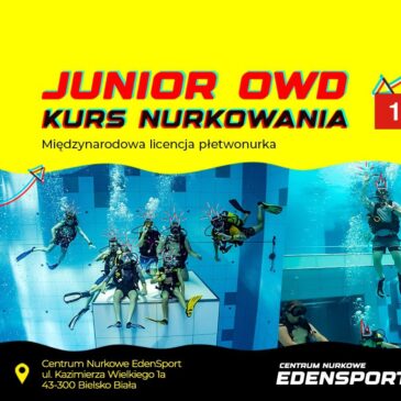 Kurs nurkowania dla dzieci 10-15 lat – 13 maja – Bielsko-Biała